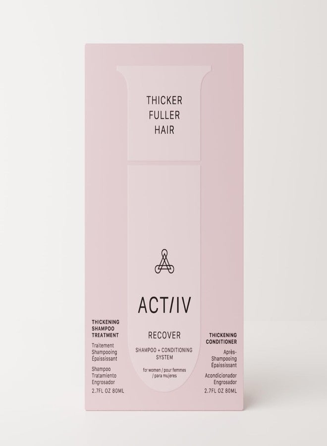اكتيف مجموعة ACTIIV Recover Travel Duo للنساء | تدعم مظهر شعر أكثر كثافة وصحة، نباتية، آمنة على الشعر المصبوغ، مناسبة لجميع أنواع الشعر - Image 2